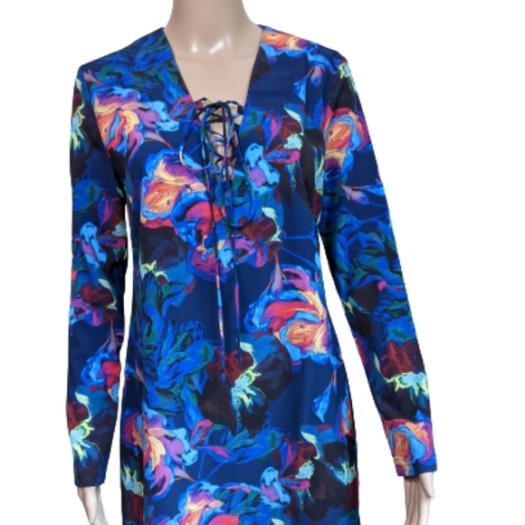 Amanda Uprichard Watercolor Dress Small Petite - Picture 7 of 12